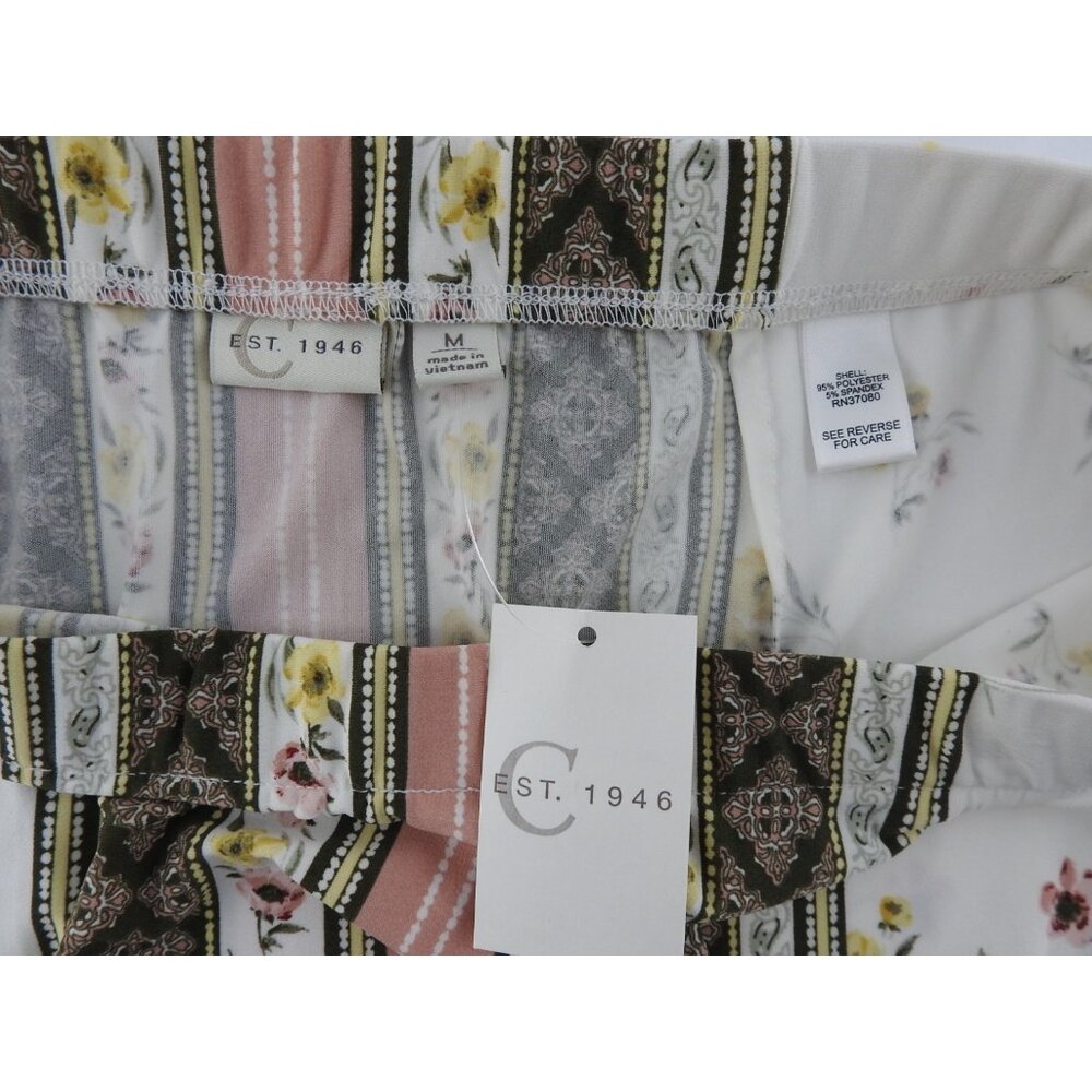 New Est 1946 Kimono Cardigan Skirt Set Boho Floral Duster Maxi Outfit Sz M 3pc - Picture 9 of 14